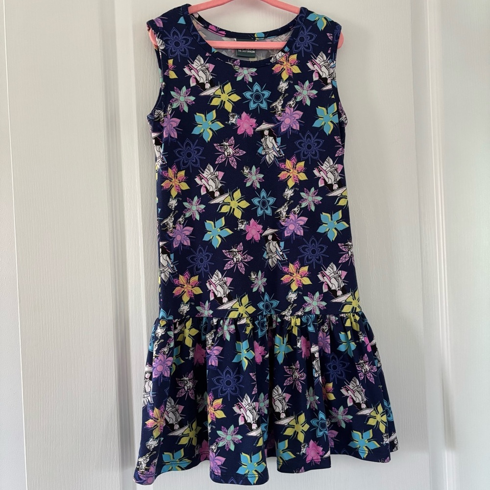 Girls Disney Raya Sleeveless Soft Dress